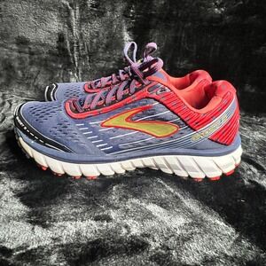 Brooks Ghost 9 Olympic 1202251B489 Womens 7B Running Shoes Peacoat Navy Sneakers